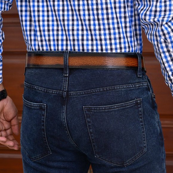 Custom Handmade Premium Leather Belt Perfect Gift For Him. Personalize It Today - Picture 6 of 14